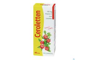 Vitamin C Ceroletten Lutschtabl Dr Grandel Nr 1225 40st, A-Nr.: 3080755 - 01