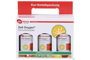 Zell Oxygen Dr.wolz Trink/kur Immunkomplex Kurpackung Nr 60574 3x250 750ml, A-Nr.: 3839281 - 01