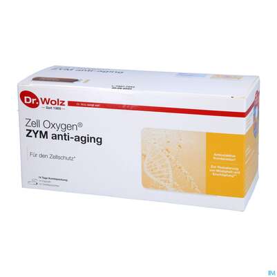 Sie sehen eine Packung Zell Oxygen Dr.wolz Trink/kur Zym Anti-aging Nr 60637 14x20 280ml, Produktbild: 06 Zell Oxygen Dr.wolz Trink/kur Zym Anti-aging Nr 60637 14x20 280ml, A-Nr.: 2869742 - 06