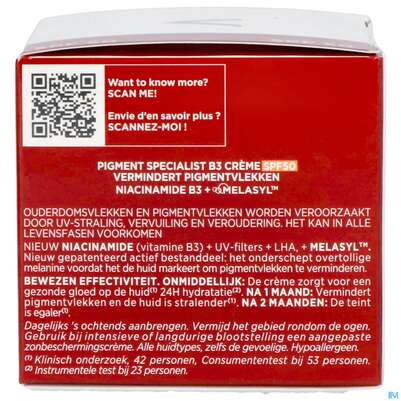 Vichy Liftactiv B3 Anti-pigmentflecken Creme Lsf50 50ml, A-Nr.: 5662504 - 13