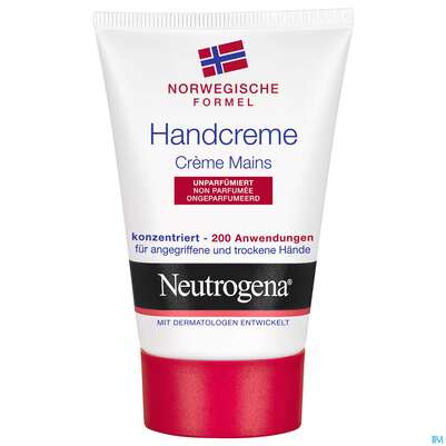 Sie sehen eine Packung Neutrogena Norwegische Formel Handcreme Unparfuemiert 50ml, Produktbild: 03 Neutrogena Norwegische Formel Handcreme Unparfuemiert 50ml, A-Nr.: 2597290 - 03