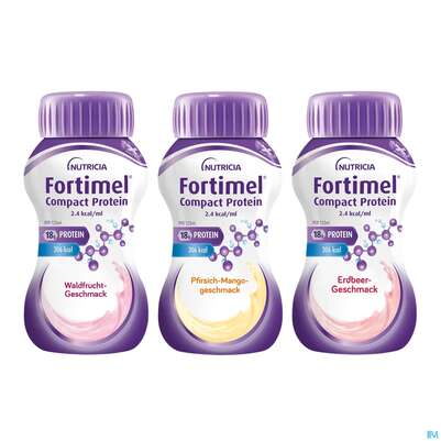 Fortimel/compact/protein 125ml Vitalflasche Fruchtig Sortiert 24st, A-Nr.: 4803339 - 01