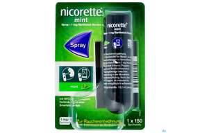 Nicorette Spray 1mg/spruehstoss Z.anw.i.d.mundhoehle lösung Mint Nfc 1st, A-Nr.: 5510237 - 01