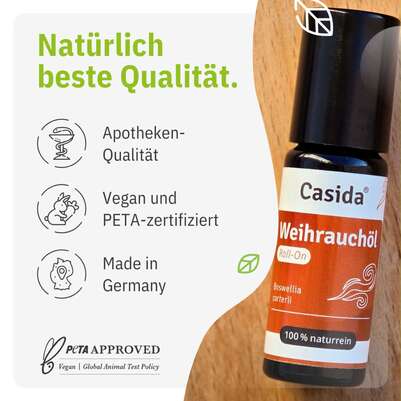 Sie sehen eine Packung Weihrauchöl Roll-On, Produktbild: 02 Weihrauchöl Roll-On, A-Nr.: 5957642 - 02