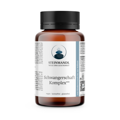 Sie sehen eine Packung STEINMANDL SCHWANGERSCHAFT KOMPLEX, Produktbild: 01 STEINMANDL SCHWANGERSCHAFT KOMPLEX, A-Nr.: 5977478 - 01