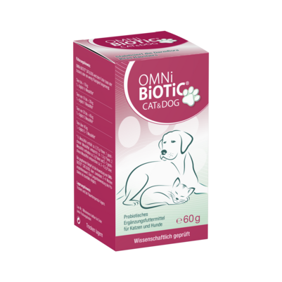 Sie sehen eine Packung OMNi-BiOTiC® Cat & Dog, 60g, Produktbild: 01 OMNi-BiOTiC® Cat & Dog, 60g, A-Nr.: 5200301 - 01