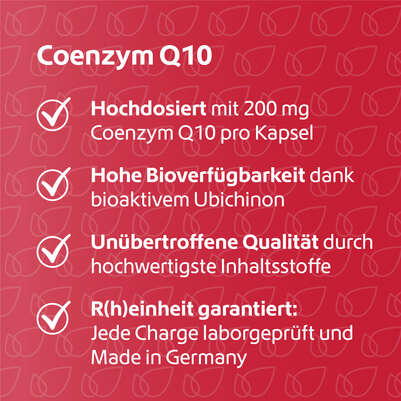 R(h)ein Nutrition Coenzym Q10 200 mg Kapseln vegan, A-Nr.: 5987152 - 03