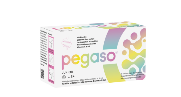 Sie sehen eine Packung pegaso® Junior Trinkfläschchen, Produktbild: 01 pegaso® Junior Trinkfläschchen, A-Nr.: 5921489 - 01