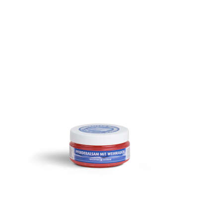 Sie sehen eine Packung Pferdebalsam mit Weihrauch, 100 ml, Produktbild: 01 Pferdebalsam mit Weihrauch, 100 ml, A-Nr.: 3470870 - 01