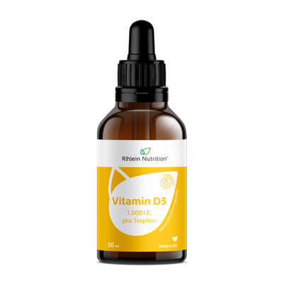 R(h)ein Nutrition Vitamin D3 1.000 I. E. Tropfen hochdosiert 50 ml, A-Nr.: 5987318 - 01