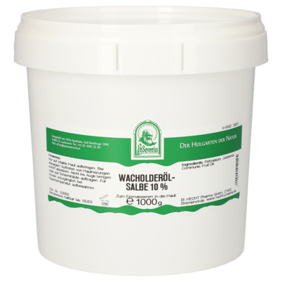 WACHOLDEROEL SALBE 10% 1000 G, A-Nr.: 5072547 - 01