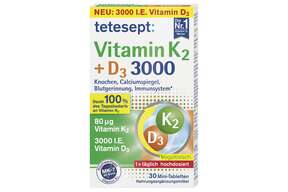 tetesept Vitamin K2+D3 3000 FTA, A-Nr.: 5934925 - 01