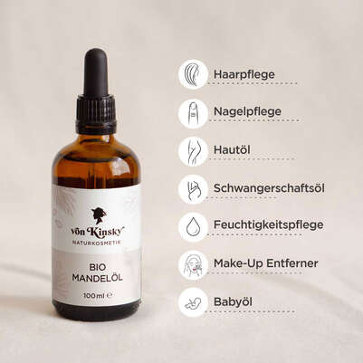 von Kinsky® Bio Mandelöl 100 % rein &amp; kaltgepresst, A-Nr.: 5987407 - 02