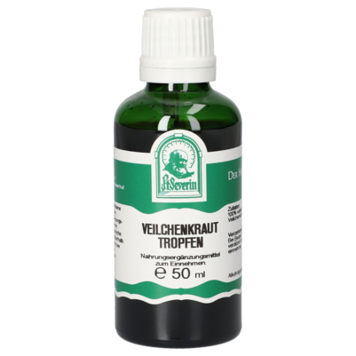 Sie sehen eine Packung VEILCHENKRAUT TROPFEN 50 ML, Produktbild: 01 VEILCHENKRAUT TROPFEN 50 ML, A-Nr.: 5954566 - 01