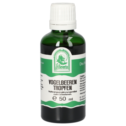 Sie sehen eine Packung VOGELBEEREN TROPFEN 50 ML, Produktbild: 01 VOGELBEEREN TROPFEN 50 ML, A-Nr.: 5773793 - 01