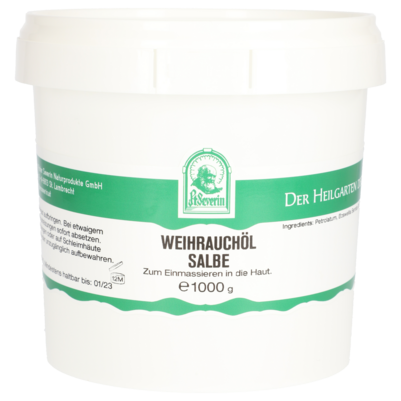 WEIHRAUCHOEL SALBE 1000 G, A-Nr.: 5802827 - 01