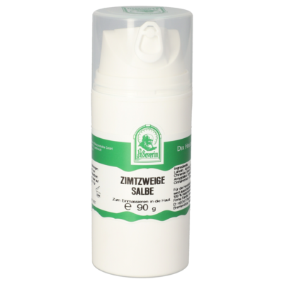 Sie sehen eine Packung ZIMTZWEIGE SALBE 90 G, Produktbild: 01 ZIMTZWEIGE SALBE 90 G, A-Nr.: 5719500 - 01