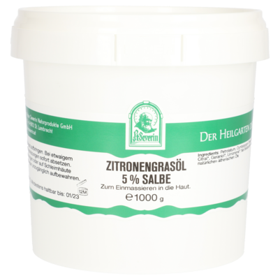 ZITRONENGRASOEL 5% SALBE 1000 G, A-Nr.: 5802945 - 01