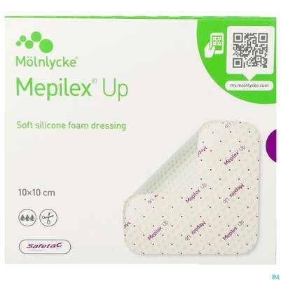 Schaumverband Mepilex/silikon Up 10x10cm 10st, A-Nr.: 5900122 - 01