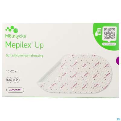 Schaumverband Mepilex/silikon Up 10x20cm 10st, A-Nr.: 5900599 - 01