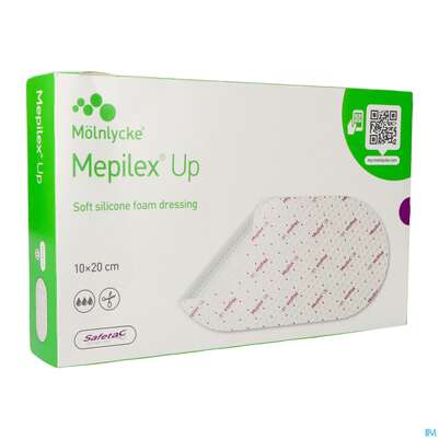 Schaumverband Mepilex/silikon Up 10x20cm 10st, A-Nr.: 5900599 - 02