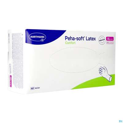 Untersuchungshandschuhe Latex Unsteril Peha/soft Comfort Puderfrei Xl 100st, A-Nr.: 5890688 - 03