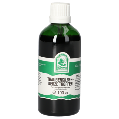 Sie sehen eine Packung TRAUBENSILBERKERZE TROPFEN 100ML, Produktbild: 01 TRAUBENSILBERKERZE TROPFEN 100ML, A-Nr.: 5773758 - 01