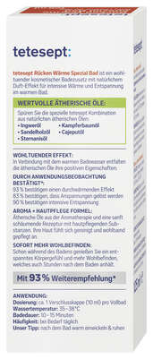 TETESEPT Rücken Wärme Spezial Bad 125ML, A-Nr.: 6003442 - 05