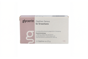 Glycerin Zäpfchen Sanova MP für Erwachsene, A-Nr.: 5947299 - 01