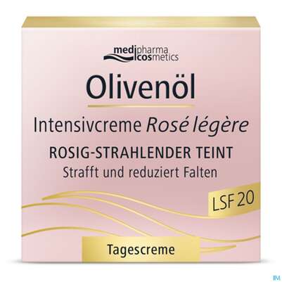 Sie sehen eine Packung Oliven Oel/intensivcreme Rose Legere Lsf20 50ml, Produktbild: 02 Oliven Oel/intensivcreme Rose Legere Lsf20 50ml, A-Nr.: 5072346 - 02