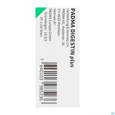Sie sehen eine Packung Padma Kapseln Digestin Plus Verdauung 60st, Produktbild: 08 Padma Kapseln Digestin Plus Verdauung 60st, A-Nr.: 5671704 - 08