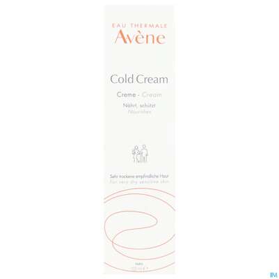 Sie sehen eine Packung Avène Cold Cream Creme 100ml, Produktbild: 03 Avène Cold Cream Creme 100ml, A-Nr.: 4763539 - 03
