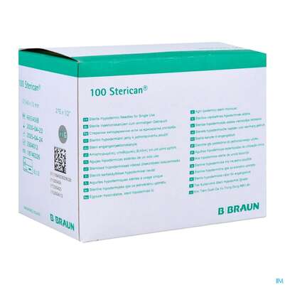 Injektionsspritzen U.zubeh. Insulin/einmalkanuelen Sterican G26x 1/2 0,45x12mm 46654 100st, A-Nr.: 3048556 - 04