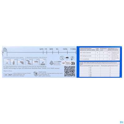 Untersuchungshandschuhe Nitril/unsteril Puderfrei/hypoallergen Safe Light Weiss S 27069 100st, A-Nr.: 3049395 - 11