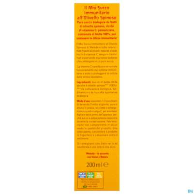Weleda Mein Sanddorn Immunsaft 200ml, A-Nr.: 5829105 - 06