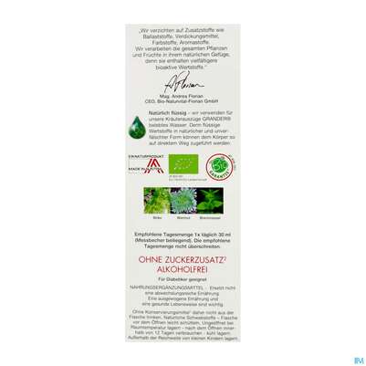 Birken Brennessel Elixier Kraeuterfit Alkoholfrei Bio Kraeuter Fruechte 330ml, A-Nr.: 3961728 - 05