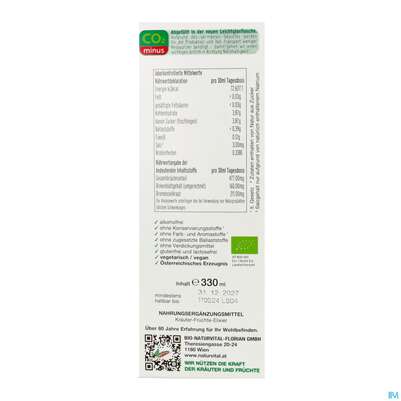 Birken Brennessel Elixier Kraeuterfit Alkoholfrei Bio Kraeuter Fruechte 330ml, A-Nr.: 3961728 - 08