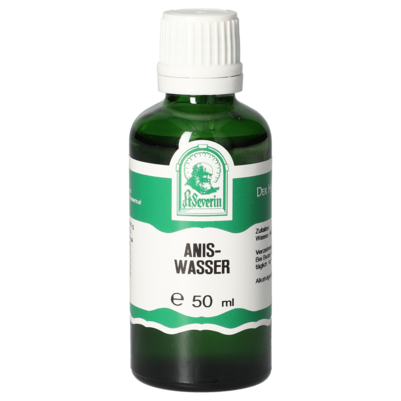 Sie sehen eine Packung ANISWASSER 50 ML, Produktbild: 01 ANISWASSER 50 ML, A-Nr.: 5061785 - 01