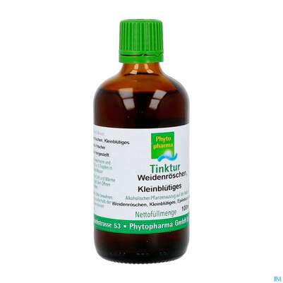 Sie sehen eine Packung Weidenroeschen Kleinbluetiges/tinktur Epilobium Angustifolium Phytopharma 100ml, Produktbild: 02 Weidenroeschen Kleinbluetiges/tinktur Epilobium Angustifolium Phytopharma 100ml, A-Nr.: 5393228 - 02