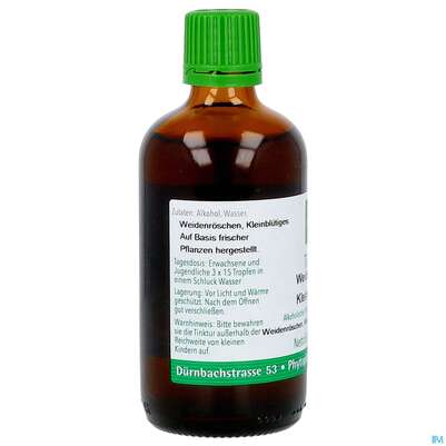 Sie sehen eine Packung Weidenroeschen Kleinbluetiges/tinktur Epilobium Angustifolium Phytopharma 100ml, Produktbild: 03 Weidenroeschen Kleinbluetiges/tinktur Epilobium Angustifolium Phytopharma 100ml, A-Nr.: 5393228 - 03