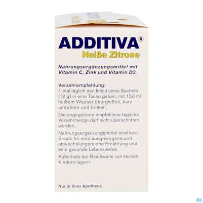 Additiva Pulver Heisse Zitrone 10012 10st, A-Nr.: 5810086 - 11