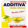 Sie sehen eine Packung Additiva Pulver Heisse Zitrone Ohne Zucker 10st, Produktbild: 01 Additiva Pulver Heisse Zitrone Ohne Zucker 10st, A-Nr.: 5810092 - 01