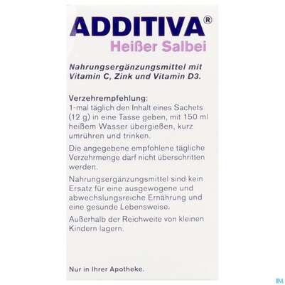 Additiva Pulver Heisser Salbei 10012 10st, A-Nr.: 5810117 - 10