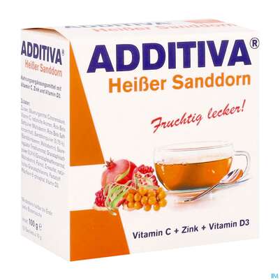 Additiva Pulver Heisser Sanddorn Granatapfel 10st, A-Nr.: 5810146 - 10