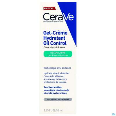 Cerave Feuchtigkeitsspendend Gel-creme Mattierend 52ml, A-Nr.: 5882281 - 02