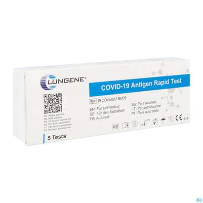 Diagnostika U.zubehoer Clungene Covid19 Antigenselbst- Test 5st, A-Nr.: 5911203 - 02