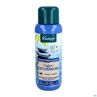 Sie sehen eine Packung Kneipp Aroma/pflegeschaumbad Tiefenentspannung 400ml, Produktbild: 01 Kneipp Aroma/pflegeschaumbad Tiefenentspannung 400ml, A-Nr.: 5745377 - 01