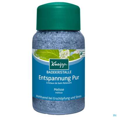 Sie sehen eine Packung Kneipp Badekristalle Entspannung Pur Melisse 600g, Produktbild: 02 Kneipp Badekristalle Entspannung Pur Melisse 600g, A-Nr.: 3208445 - 02