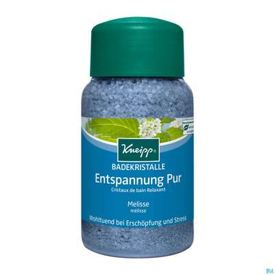 Sie sehen eine Packung Kneipp Badekristalle Entspannung Pur Melisse 600g, Produktbild: 01 Kneipp Badekristalle Entspannung Pur Melisse 600g, A-Nr.: 3208445 - 01