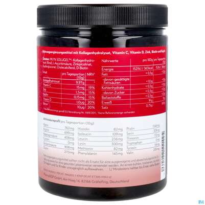 Sie sehen eine Packung Kollagen Peptide/puresgp 300g, Produktbild: 04 Kollagen Peptide/puresgp 300g, A-Nr.: 5942652 - 04